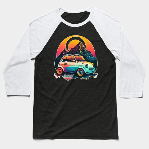 Smart Fortwo Baseball T-Shirt by DanielLiamGill